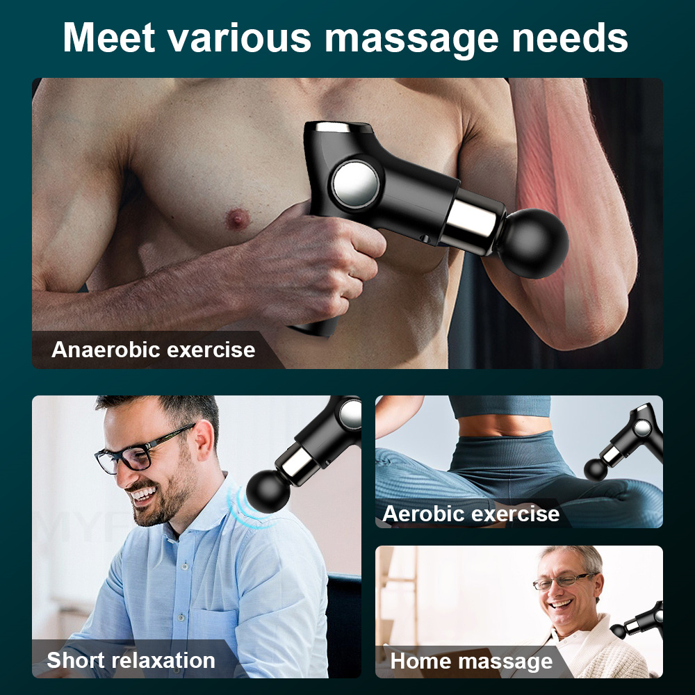 32 Speed Mini LED Deep Tissue Body  Muscle Massage Gun