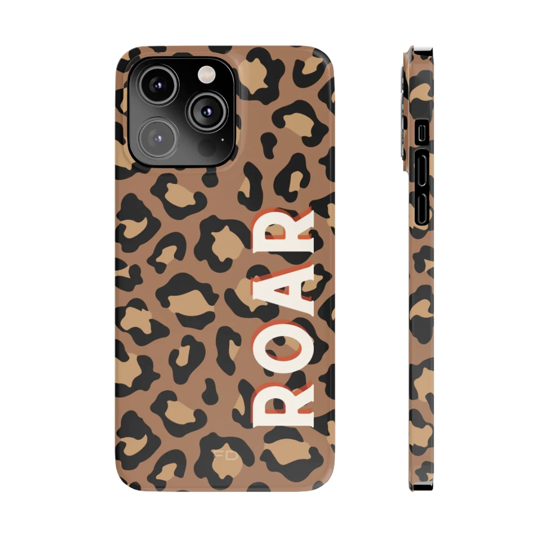 Leopard Print Slim Case for iPhone 14 Series - Stereotech