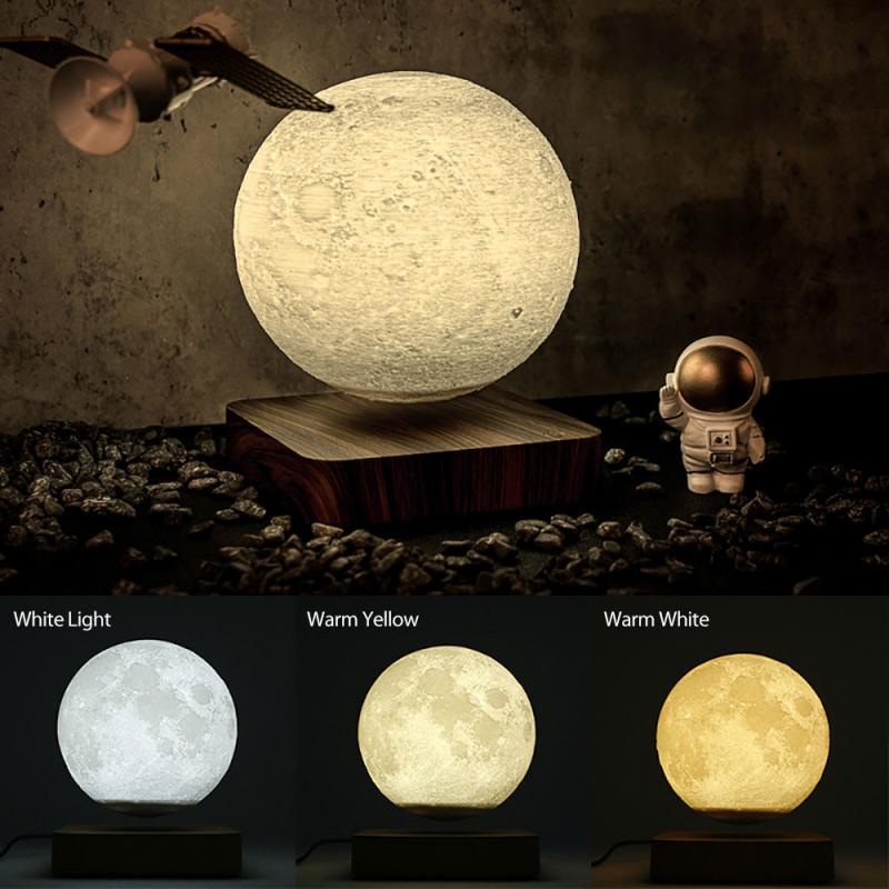 3D Magnetic Levitation Moon Lamp - Stereotech