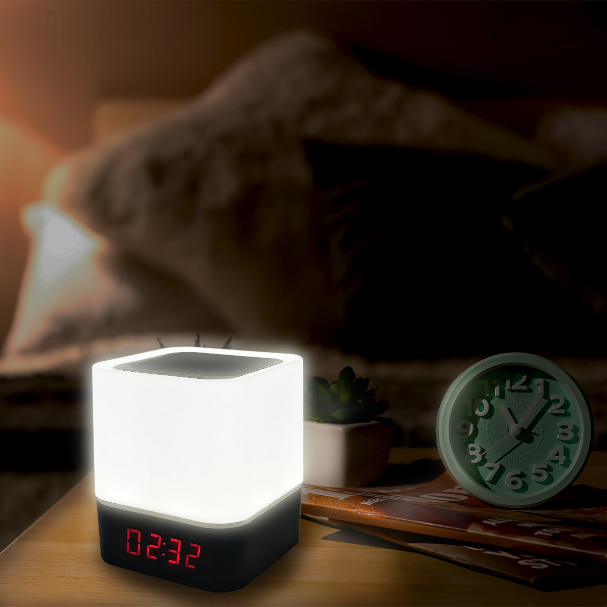 Color Changing Wireless Alarm Clock - Stereotech