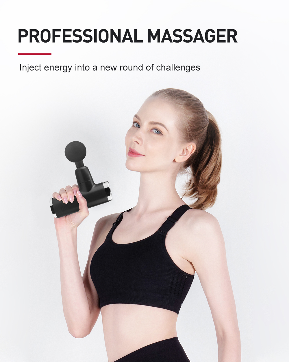 Mini Muscle Massage Gun Body Tissue Massager Fascia Gun - Stereotech