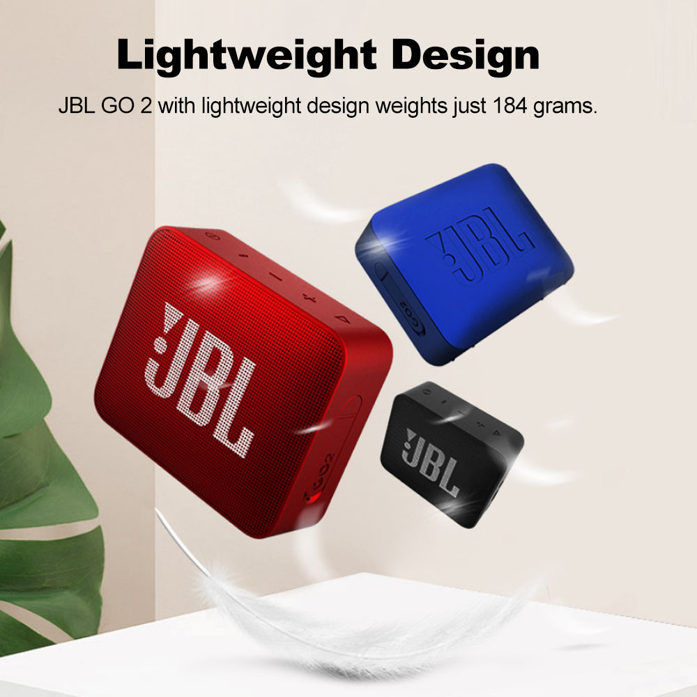 IPX7 Waterproof Wireless Portable JBL GO2 Bluetooth Speaker - Stereotech