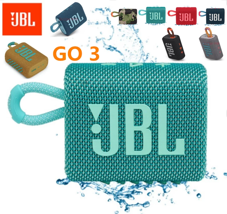 JBL GO 3 Waterproof  Wireless Sport Bluetooth Stereo Speaker - Stereotech