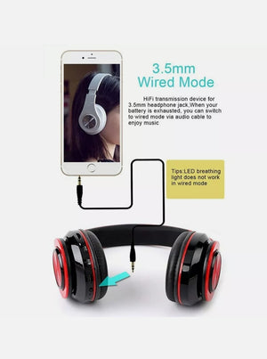 Ninja Dragon Z10 Color Changing Bluetooth Headphones - Stereotech