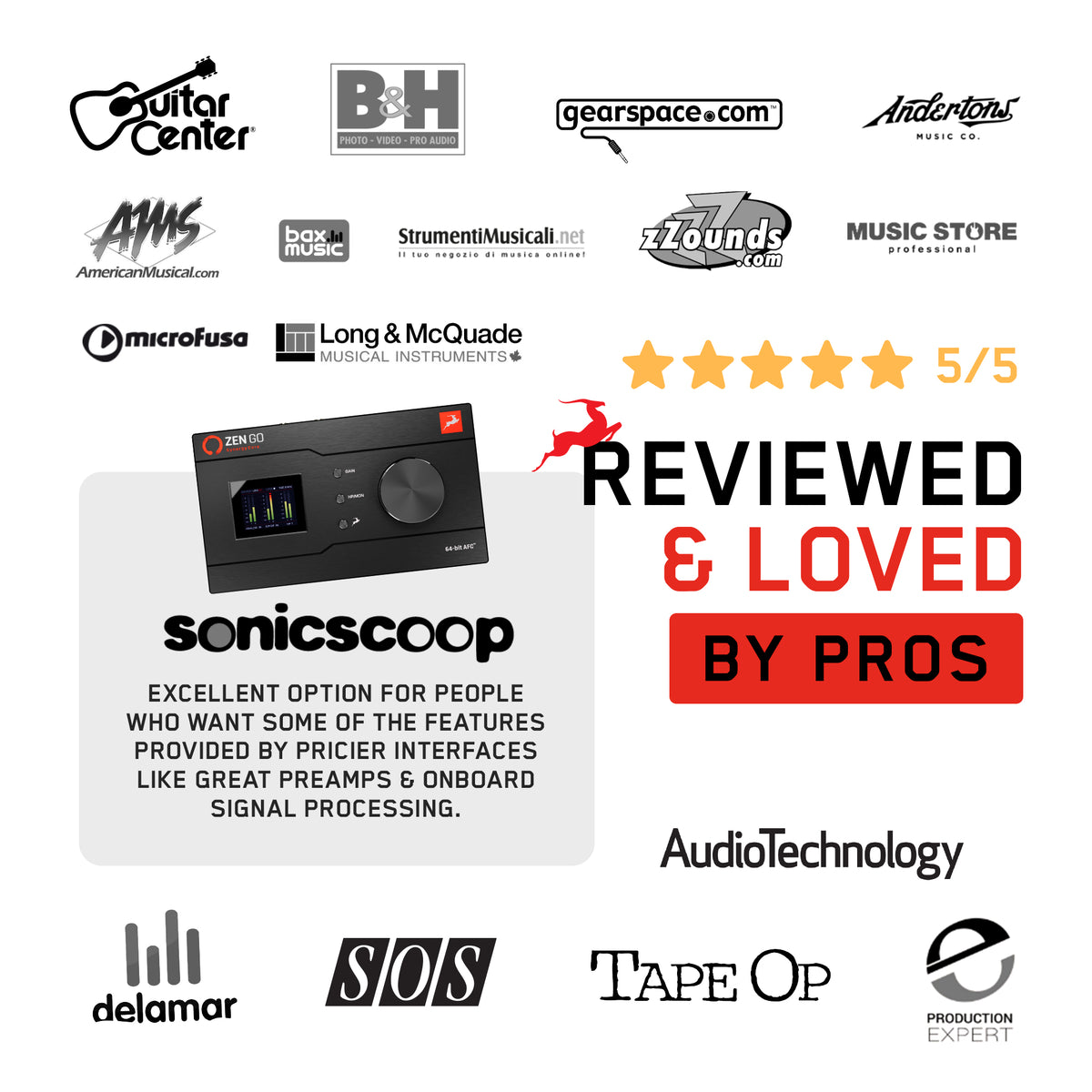 USB Antelope Audio - Zen Go - Stereotech