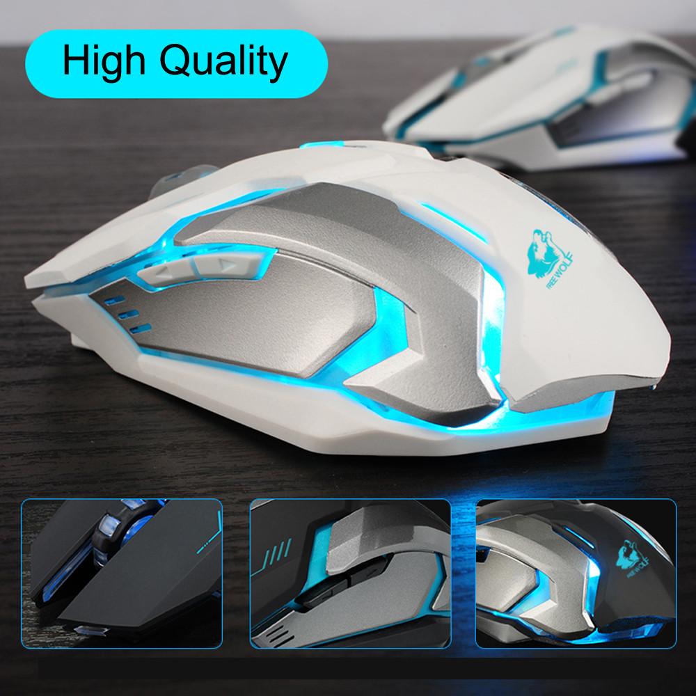 Ninja Dragon Stealth 7 Wireless Silent LED Gaming Mouse - Stereotech