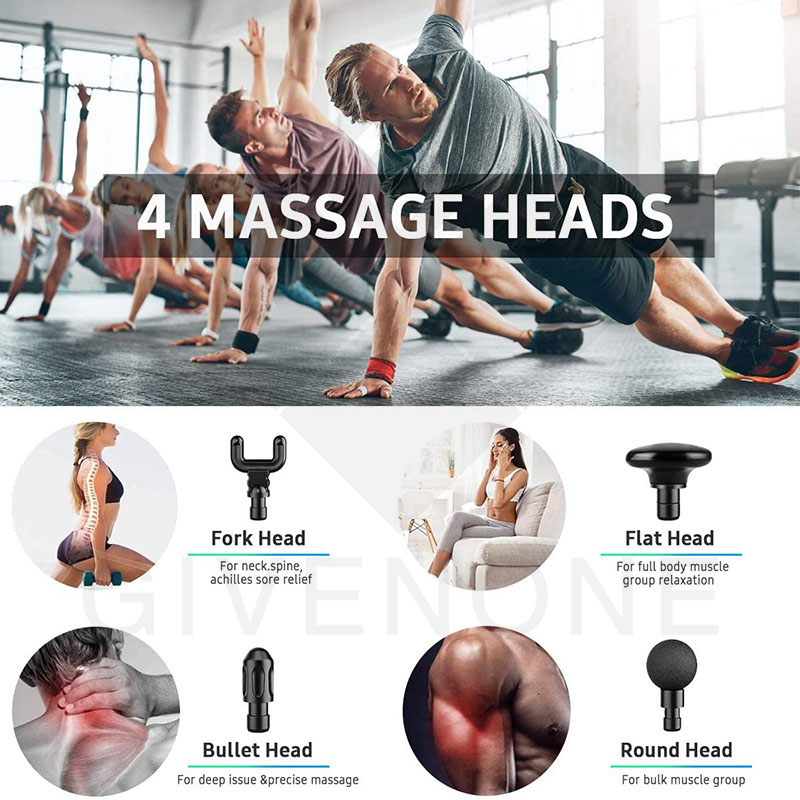 Mini Muscle Massage Gun Body Tissue Massager Fascia Gun - Stereotech