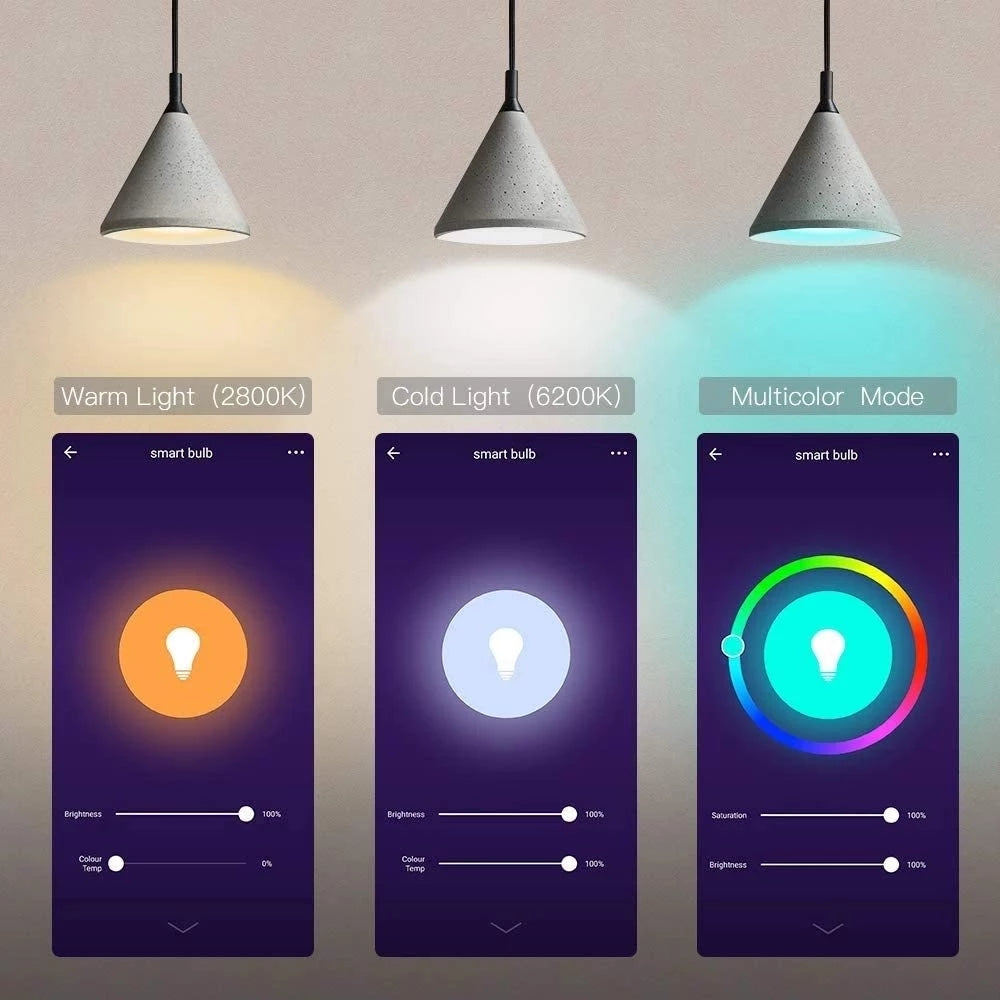 Smart Bulb E26 Wifi Light With Google Assistant - Stereotech