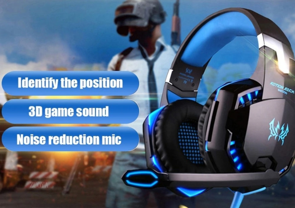 Ninja Dragon G9300 LED Gaming Headset with Microphone - Stereotech