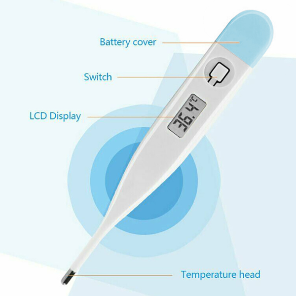Digital LCD Thermometer - Stereotech
