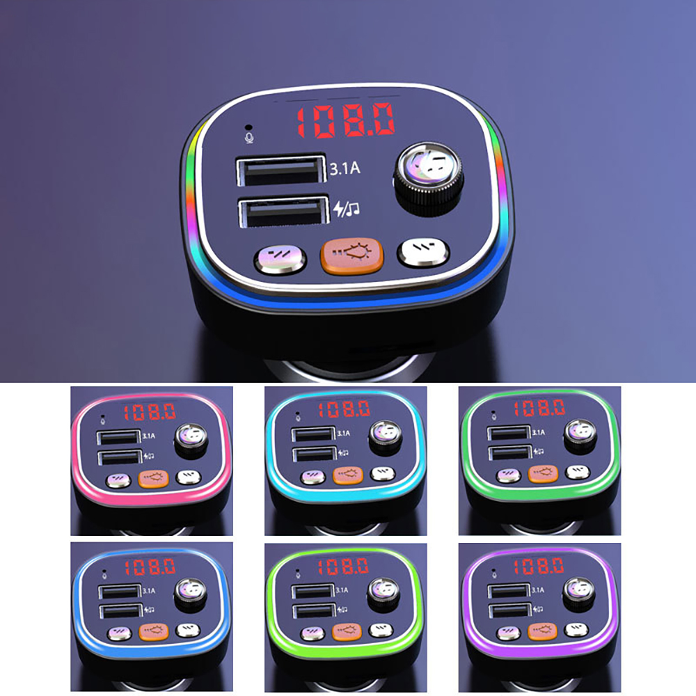 Handsfree Bluetooth MP3 Player Dual USB Fast Car Charger - Stereotech