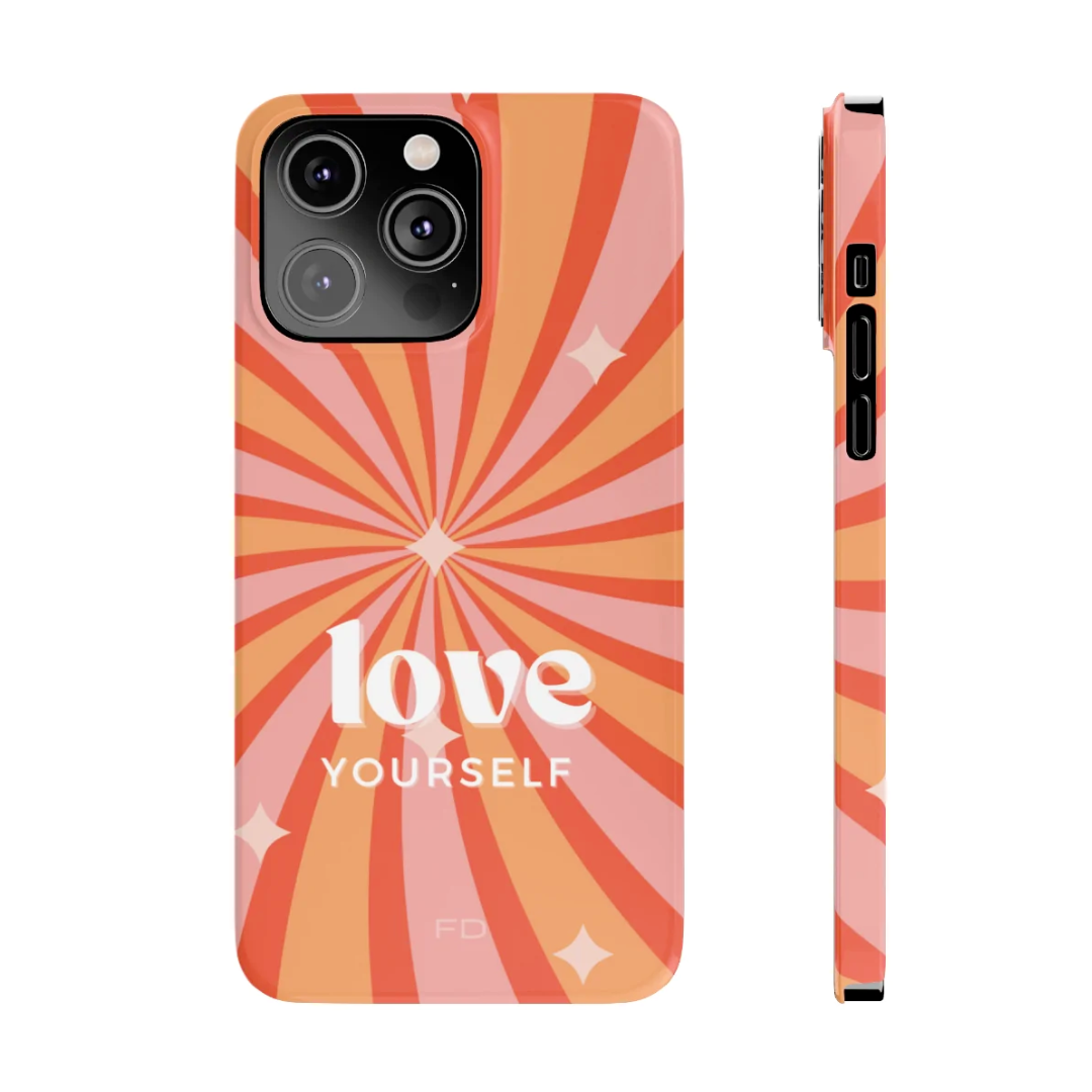 Love Yourself Slim Case for iPhone 14 Series - Stereotech
