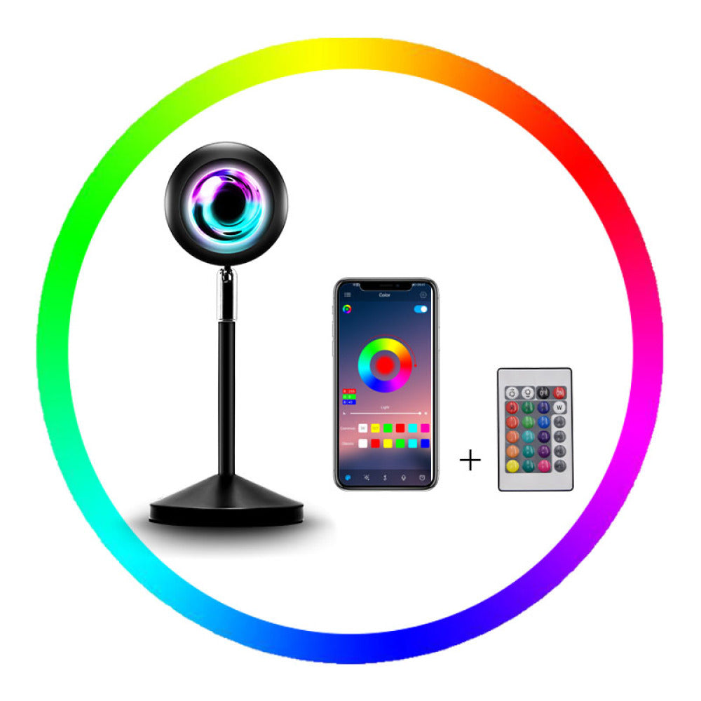 APP/Remote Control Sunset Rainbow Lamp - Stereotech