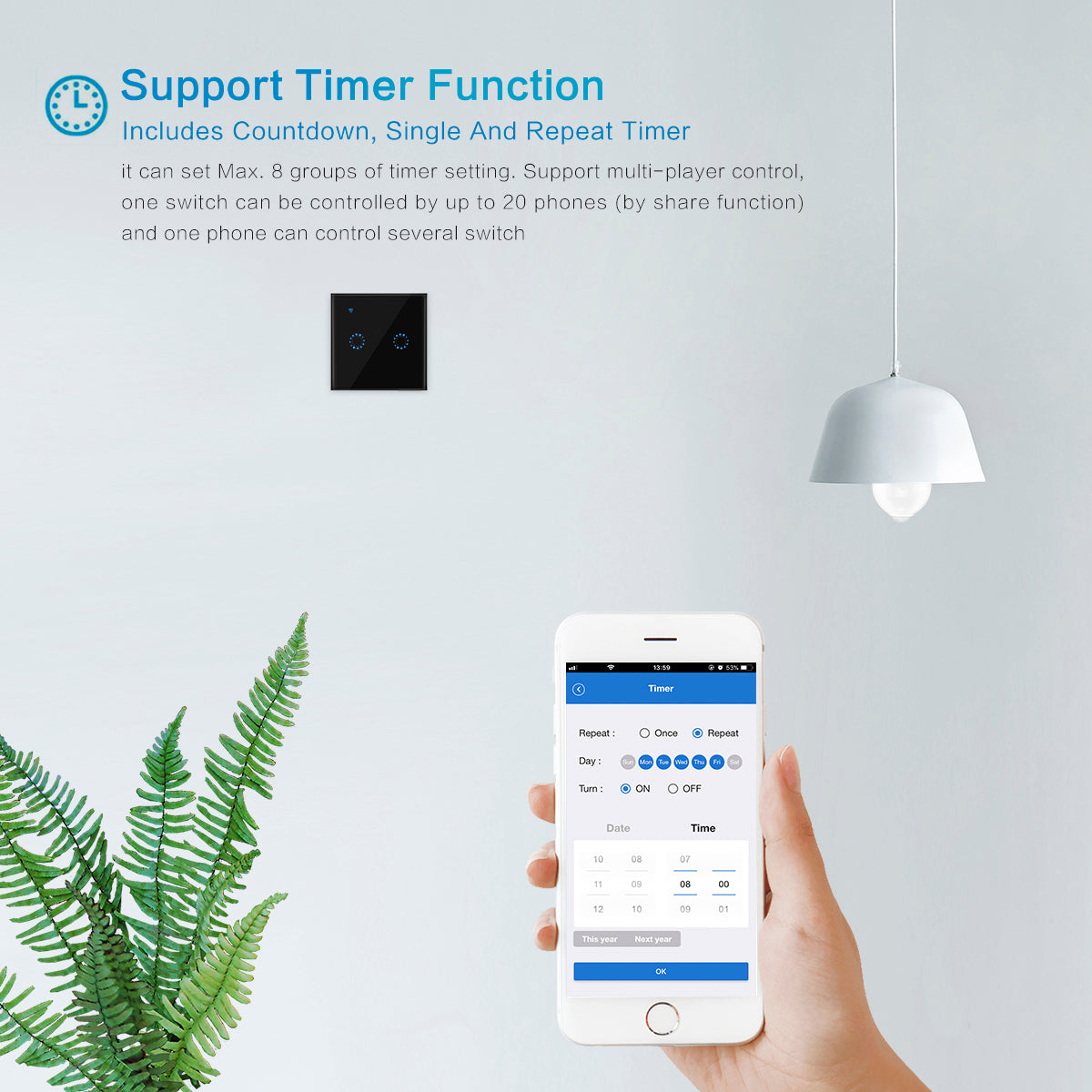 Smart Home Touch Switch - Stereotech