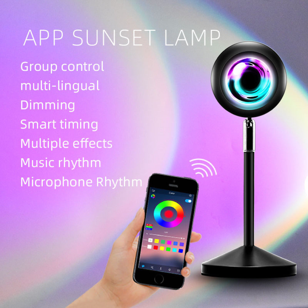 APP/Remote Control Sunset Lamp Projector - Stereotech