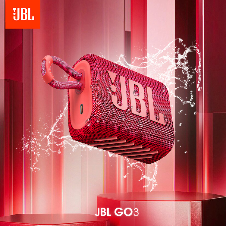 JBL GO 3 Waterproof  Wireless Sport Bluetooth Stereo Speaker - Stereotech
