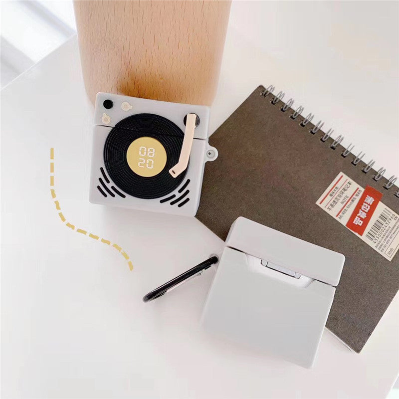 Retro Creative Gramophone Headphone Case - Stereotech