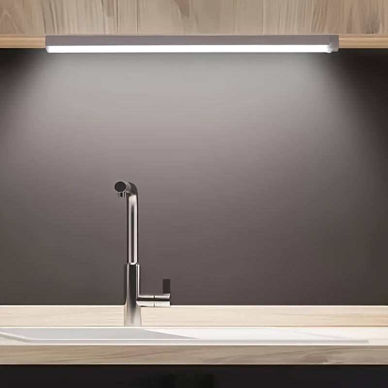 ROUTSHEL For Smart LED Motion Sensor Light Strip - USB Rechargeable, Wireless, with Self-Adhesive Pads for Easy Installation in Closets, Under Cabinets, Stairs &amp; More