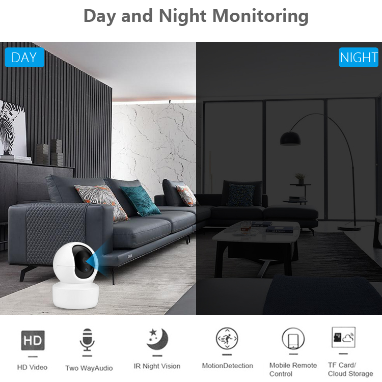 360 ANGLE WIFI NIGHT VISION CAMERA - Stereotech