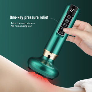 Electric Cupping Massager Vacuum Suction Cup GuaSha Anti Cellulite - Stereotech