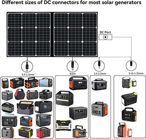 GOFORT 100W 18V Portable Solar Pane - Stereotech