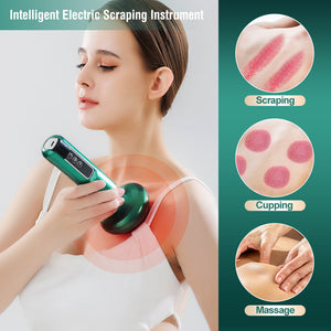 Electric Cupping Massager Vacuum Suction Cup GuaSha Anti Cellulite - Stereotech