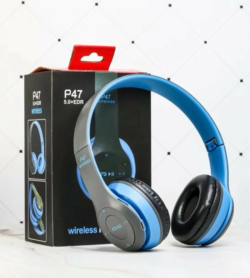 Foldable Stereo Bass Bluetooth Headphone - Stereotech