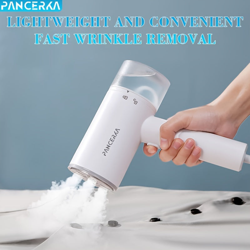 1pc Portable Handheld Fabric Steamer - 1200W Quick Heat, Foldable, Wrinkle Remover, Supports Dry/Wet Ironing, 30 Seconds Preheat, Travel-Friendly, Home, Dormitory Use, Easy to Store