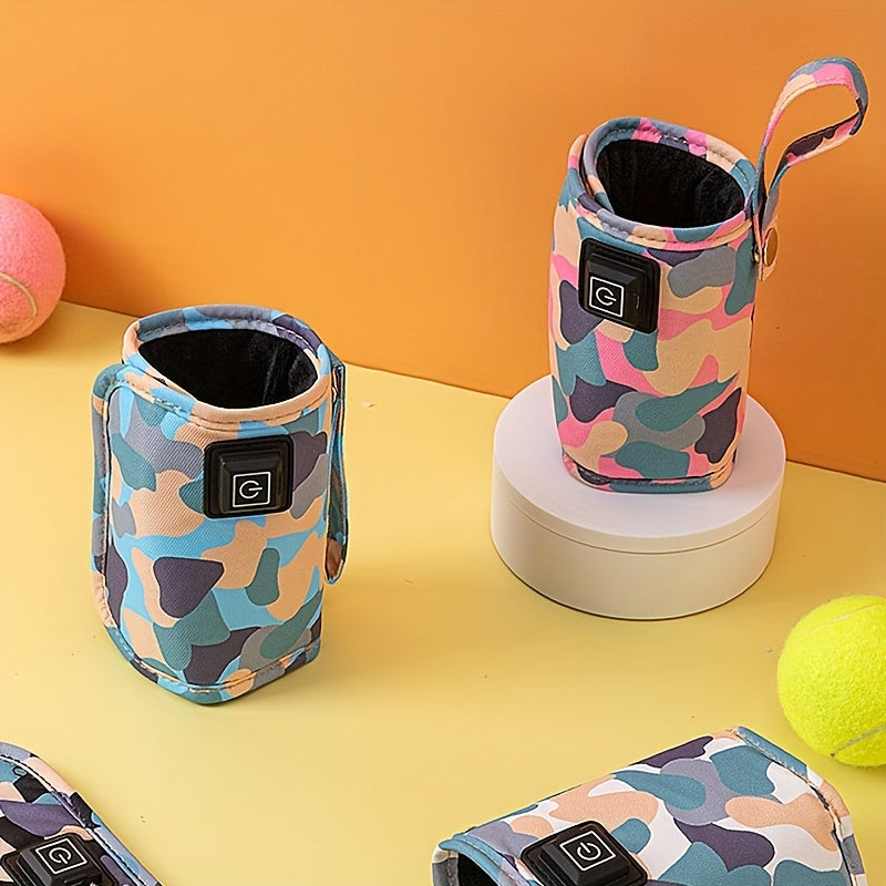 Rapid USB Bottle Warmer - Portable Milk Formula Heater for Camping &amp; Travel - Dual Power, Stroller Insulated Bag - Perfect Easter Gift for Parents