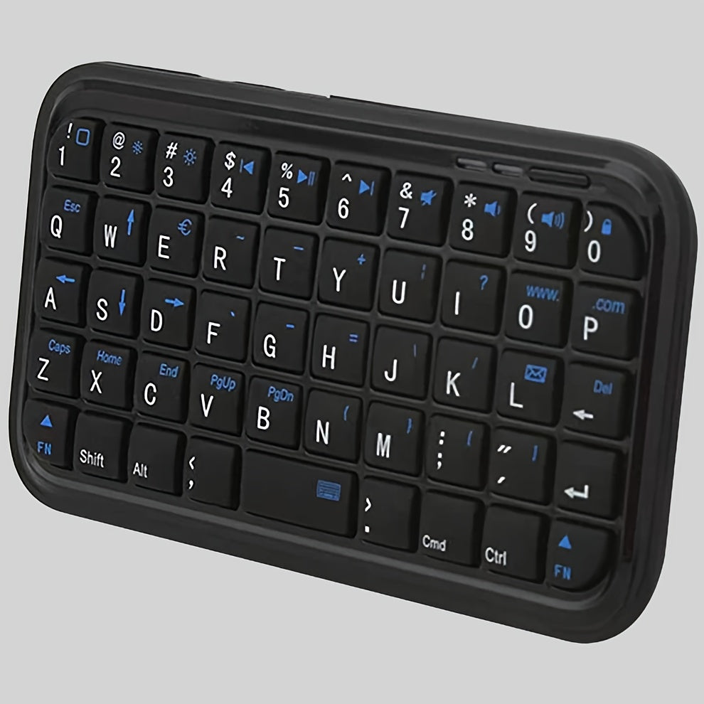 JOMAA Compact Wireless Keyboard - Slim, Rechargeable Wireless Music Keyboard with USB Charging Cable for Android &amp; Windows Devices