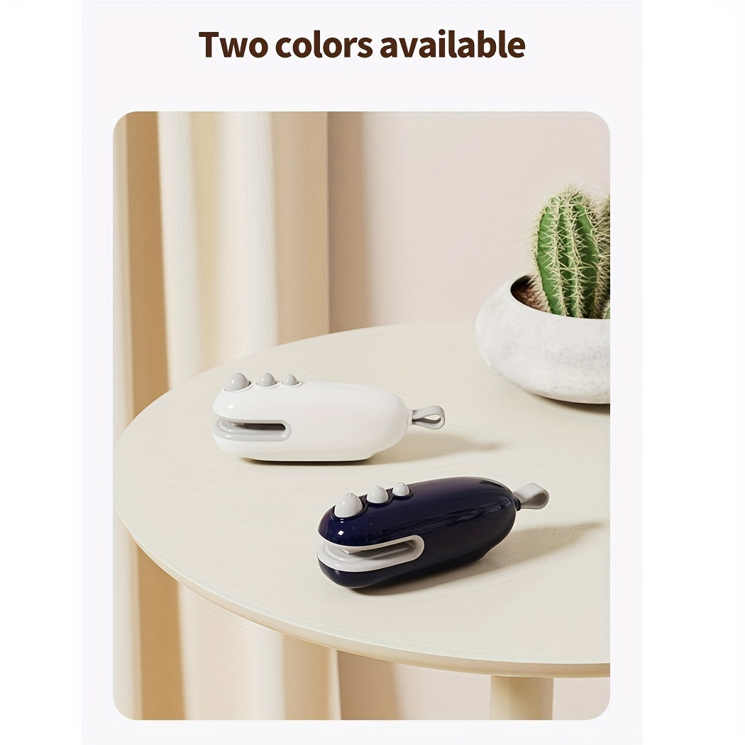 2024 Latest Upgraded Mini Snack Bag Sealer: USB Rechargeable 2-in-1 Bag Heat Sealer, Portable Heat Vacuum Sealer, Snack Moisture-proof Sealer, Food Storage Sealer