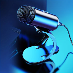 Professional USB Microphone Kit - Seamless Plug & Play Studio Sound, Optimized for E-sports & Singing, Crystal-Clear Voice Capture - Versatile Computer Microphone