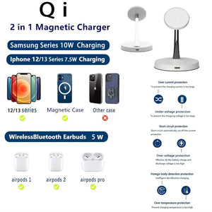 Iphone Magnetic Wireless Charger Station - Stereotech