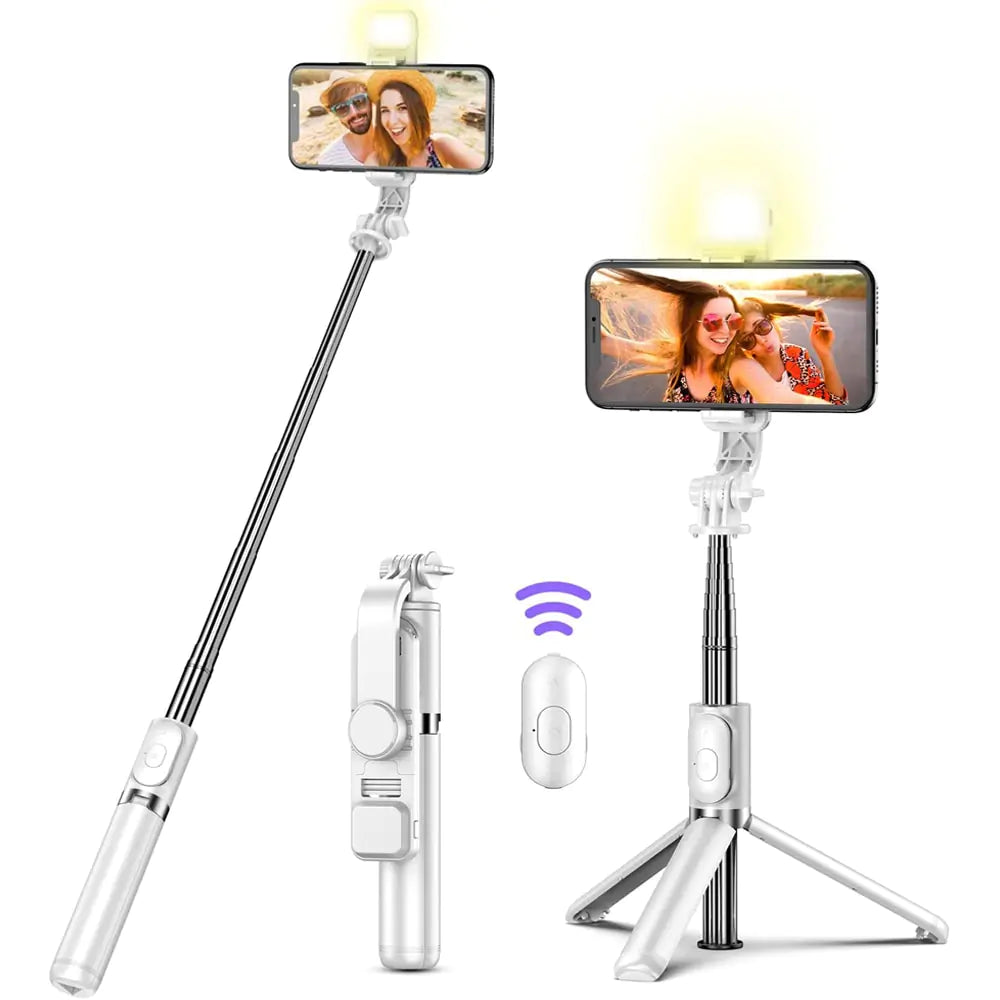 Wireless Bluetooth Selfie Stick Tripod - Stereotech