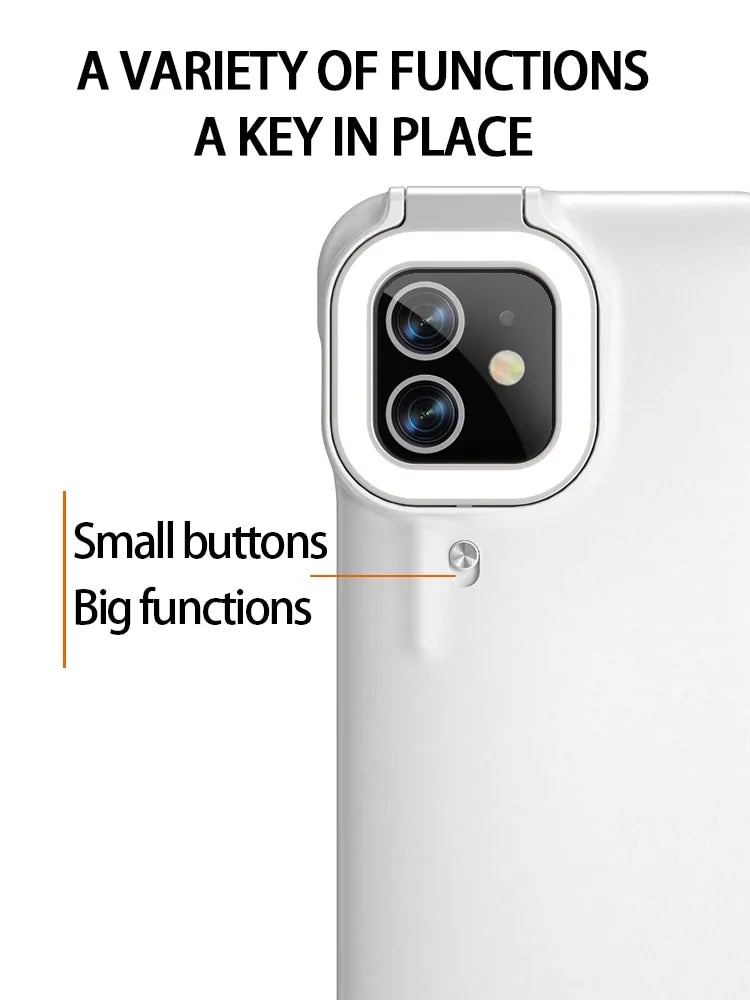 iPhone 12 Selfie Ring Light Phone Case - Stereotech