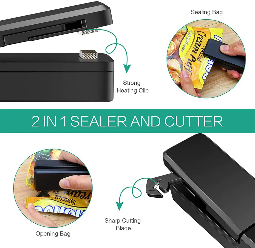 Rechargeable Portable Mini Bag Sealer - Stereotech