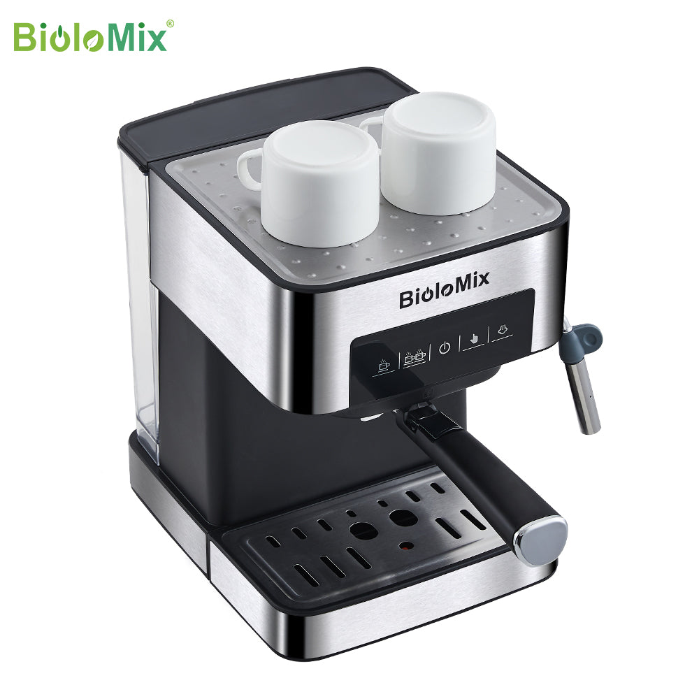 Coffee Maker Machine with Milk Frother - Stereotech