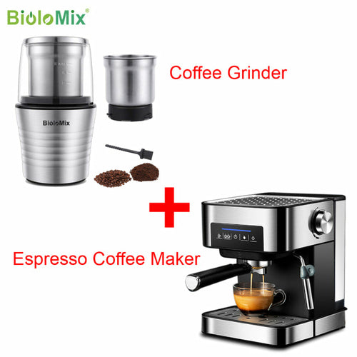 Coffee Maker Machine with Milk Frother - Stereotech