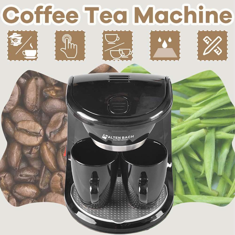 450W Household Electric Steam Drip Coffee Maker - Stereotech