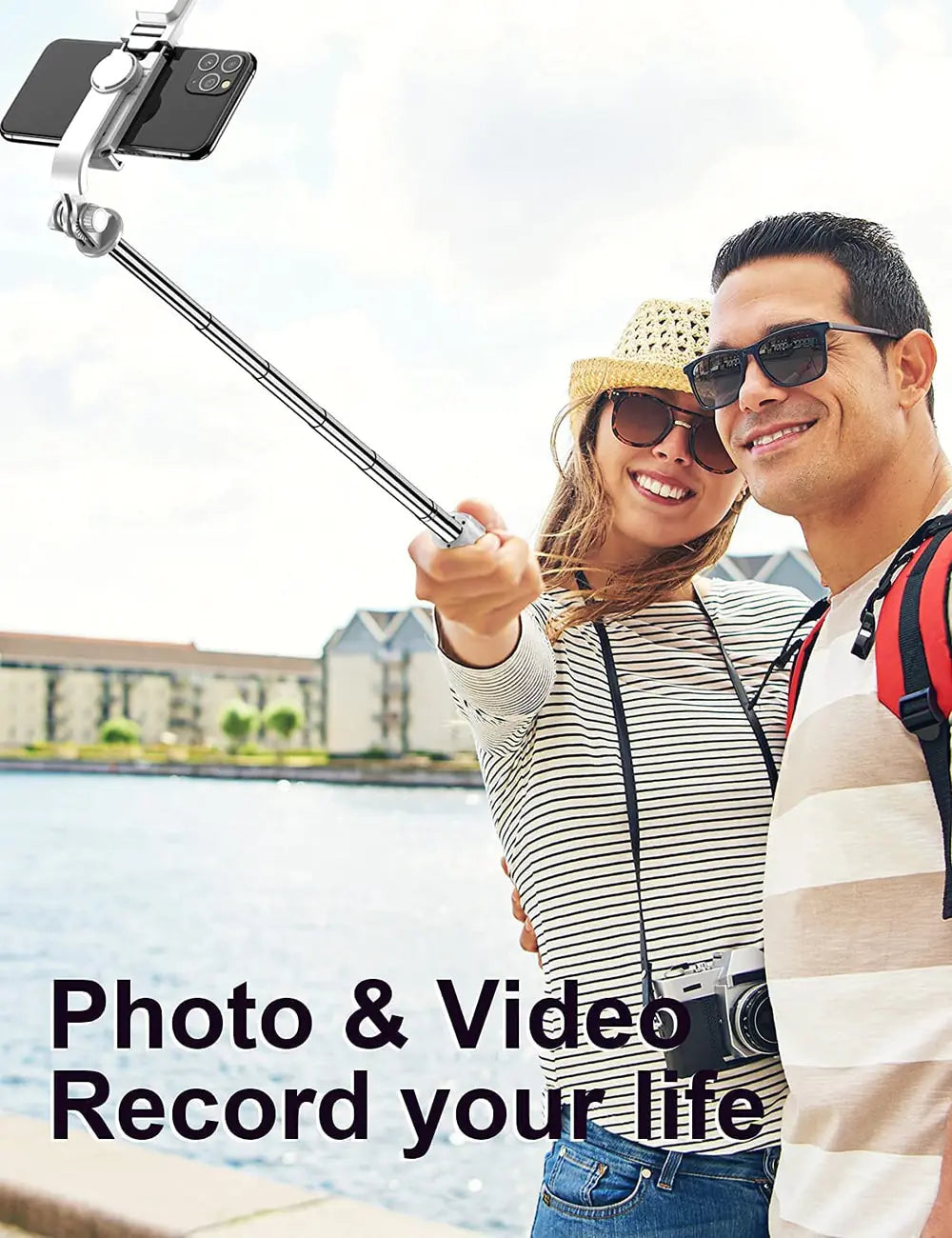 Wireless Bluetooth Selfie Stick Tripod - Stereotech